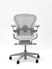 Herman Miller Model Aeron Remaster Color Mineral Office Chairs Size B