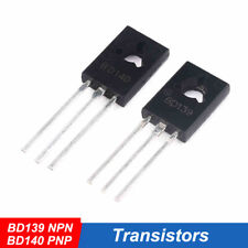 Bd139 Npn Transistors Bd140 Pnp Transistor To-126 80v 1.5a 12.5w Transistors