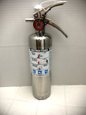 New-chromestainless Steel 2 Abc Fire Extinguishers No Rust Stainless