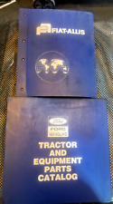 2 Lot - Vintage Ford Nh Tractor Service Part Fiat-allis Parts Manuals