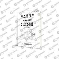Mitsubishi Mt225 Mt245 Mt265 Mt285 Parts Manual - Catalogue