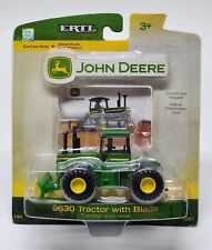 John Deere 8630 Tractor With Blade By Ertl 164 Scale