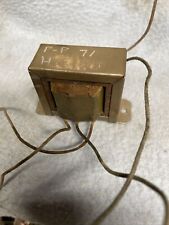 Vintage Audio Interstage Driver Transformer For 71 Push Pull Output Test Good
