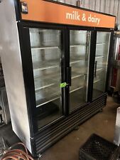 True Gdm-72 Glass Three 3 Door Reach In Refrigerator Merchandiser Cooler
