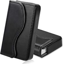 Pu Leather Business Card Holder Name Card Bag Wallet Case Organizer -black