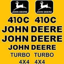 John Deere 410c Backhoe Loader Repro Decal Set