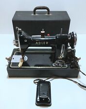 Antique Adler 187 Sewing Machine W Original Case Made In West Germany