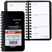 2024 At-a-glance 70-035-05 Weekly Pocket Planner 2-12 X 4-12
