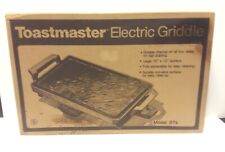 Vintage Toastmaster Electric Non-stick Griddle Model 874 Usa Made