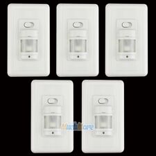 5 Pack Automatic Pir Occupancy Motion Sensor Light Switch Auto Onoff Infrared