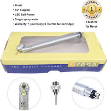 Sirona T3 Style Dental Led E-generator 45 Surgical High Speed Handpiece 4hole