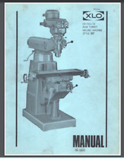Ex-cell-o Xlo 602 Vertical Milling Machine Instructions Parts Manual Comb Bound
