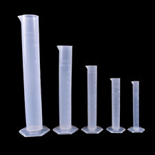 102550100250ml Plastic Measuring Cylinder Laboratory Test Graduated Tuou