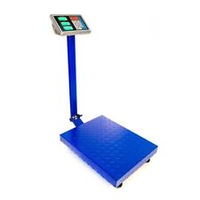 300kg661lb Lcd Digital Personal Floor Postal Platform Scale Blue