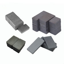 5pcs Ferrite Rectangular Magnet Strong Magnetic Stone Block Black Square Magnets