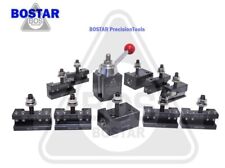 Bostar Axa 250-111 Wedge Type 11 Pc Tool Post Set For Lathe 6 - 12 