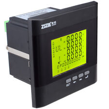 3-phase Multi-function Digital Lcd Display Energy Voltage Current Power Meter