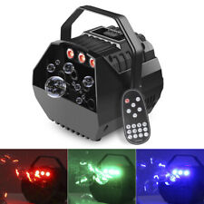 Remote Blowing Foaming Bubble Machine For Dj Party Show Wedding Stage Light 15w
