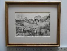 Aiden Lassell Ripley Pheasant Shooting Etching Reproduction 11x14 Framed 5.5 771