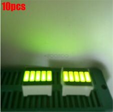 10pcs Led Bar Display Segments 5led Bar Graph Yellow Green Light 5 Segment Ba Sc