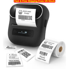 M220 Label Maker Bluetooth Sticker Machine Portable Label Printer With Paper Lot