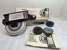 Vtg. Scotch Handheld Tape Label Maker Ea-200 With Case Tape