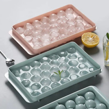 Diy Round Ice Cube Ball Maker Pp Tray Silicone Sphere Mold Bar Whiskey Cocktails
