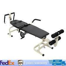 Cervical Spine Lumbar Traction Bed Table Body Therapy Massage Stretching Device