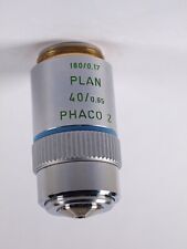 Leitz 40x Phaco 2 160 Tl Phase Contrast Microscope Objective