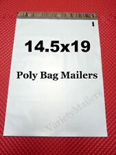50 Large Poly Bag Mailers 14.5x19 Big Self-sealing Plastic Shipping Bags