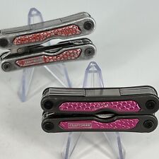 Lot Of 2 Craftsman 10-in-1 Mini Multi Tool Pink Red - Save Big
