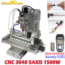 1500w Cnc Router 3040 5axis Router Engraving Carving Metal Milling Diy Machine