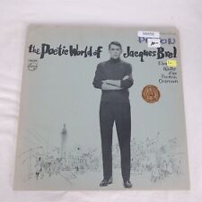 Jacques Brel The Poetic World Of Jacques Brel Connoisseur Collection Lp Vinyl R