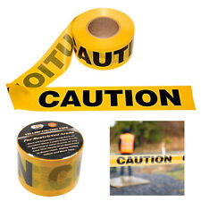 3 X 300ft Caution Tape Roll Yellow Barricade Hazard Safety Warning Weatherproof