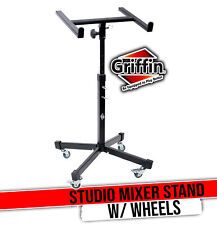 Studio Mixer Stand Dj Cart By Griffin Rolling Standing Rack On Casters