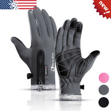Mens Winter Gloves Touch Screen Cold Weather Warm Gloves Freezer Work Gloves