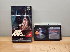 1984 Vintage Star Wars Red Label Beta Betamax Video Tape Not Vhs