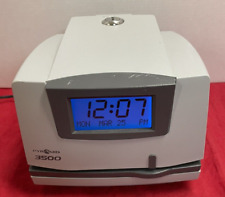 Pyramid Technologies Model 3500 Time Clock Document Stamp W Key