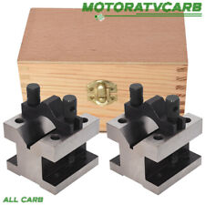 All-carb 2-382-38 1-316 Capacity V-block Clamp Hardened Pair Set .0002
