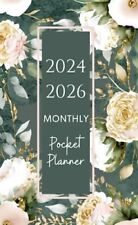 Pocket Planner 2024-2026 Small 3 Year Purse 36 Months From 2024 To June 2026