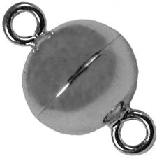 5 Pair Neodymium Magnet Jewelry Clasps Silver Ball