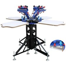 4 Color Screen Printing Machine Micro-registration Press Heavy-duty Stand Use