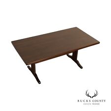 Shaker Style Custom Crafted Trestle Dining Table