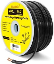 142 Low Voltage Landscape Wire Outdoor Lighting Cable 200 Feet Waterproof