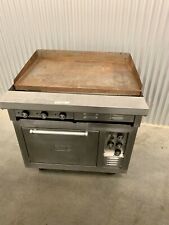 Lang Commercial Electric Range With Griddle And Oven 36s-10
