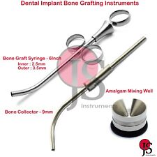 Dental Implant Bone Grafting Instruments Bone Graft Syringe Amalgam Well Pot