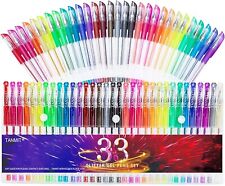 33 Neon Glitter Color Gel Pens Art Markers 40 More Ink For Adult Coloring Books