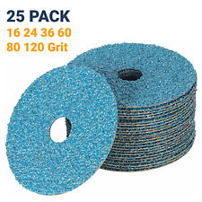4-12 Zirconia Resin Fiber Disc 16 24 36 60 80 120 Grit Sanding Grinding Discs