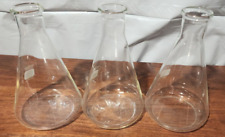 Pyrex 4980 2000ml 2l Erlenmeyer Flask Graduated Thick Rim - Made In Germany -