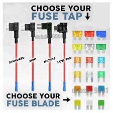 Fuse Tap Add-a-circuit Blade Standard Micro2 Mini Low-profile Amp Blade Adapter